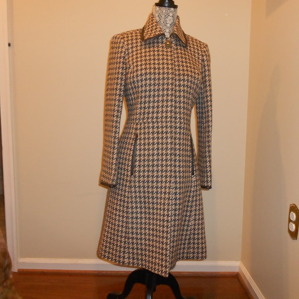 Coach Tweed Mid-Length Winter Coat